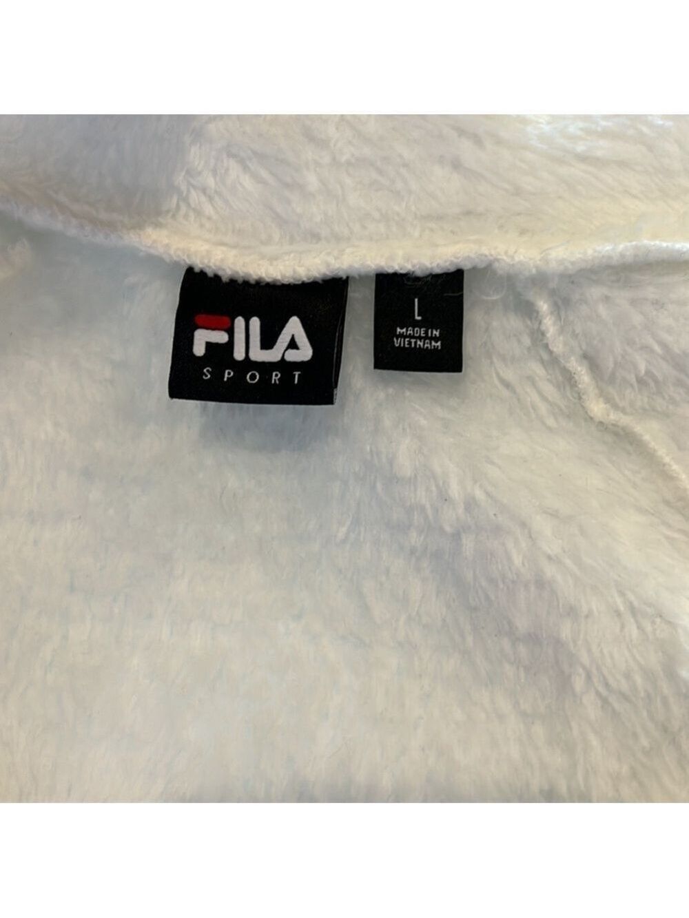 - Fila New Full Zip Lightweight Fleece Jacket Size Large - Picture 11 of 13